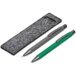Omaha Ball Pen & Pencil Set Green